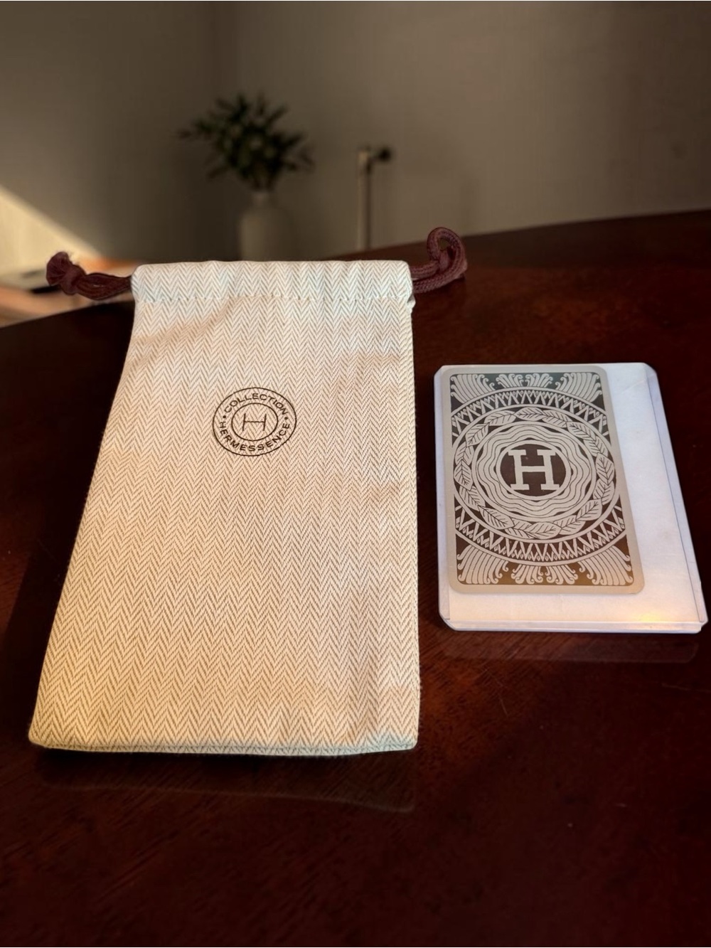 Hermès Rare Joker Playing Card + Dust Pouch + Certificate of Authenticity